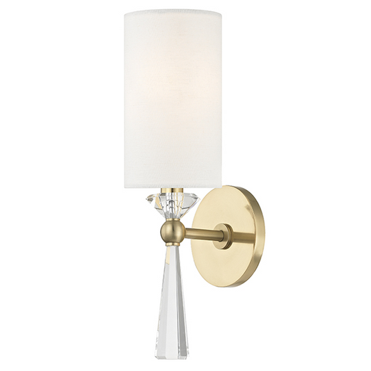 Hudson Valley Birch Wall Sconce Antique Brass