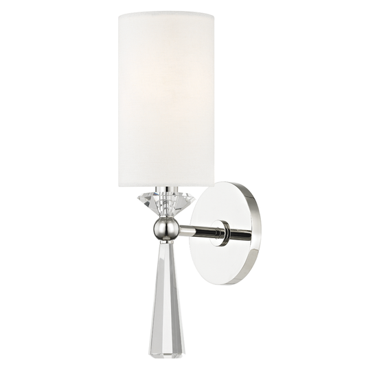 Hudson Valley Birch Wall Sconce Polished Nickel