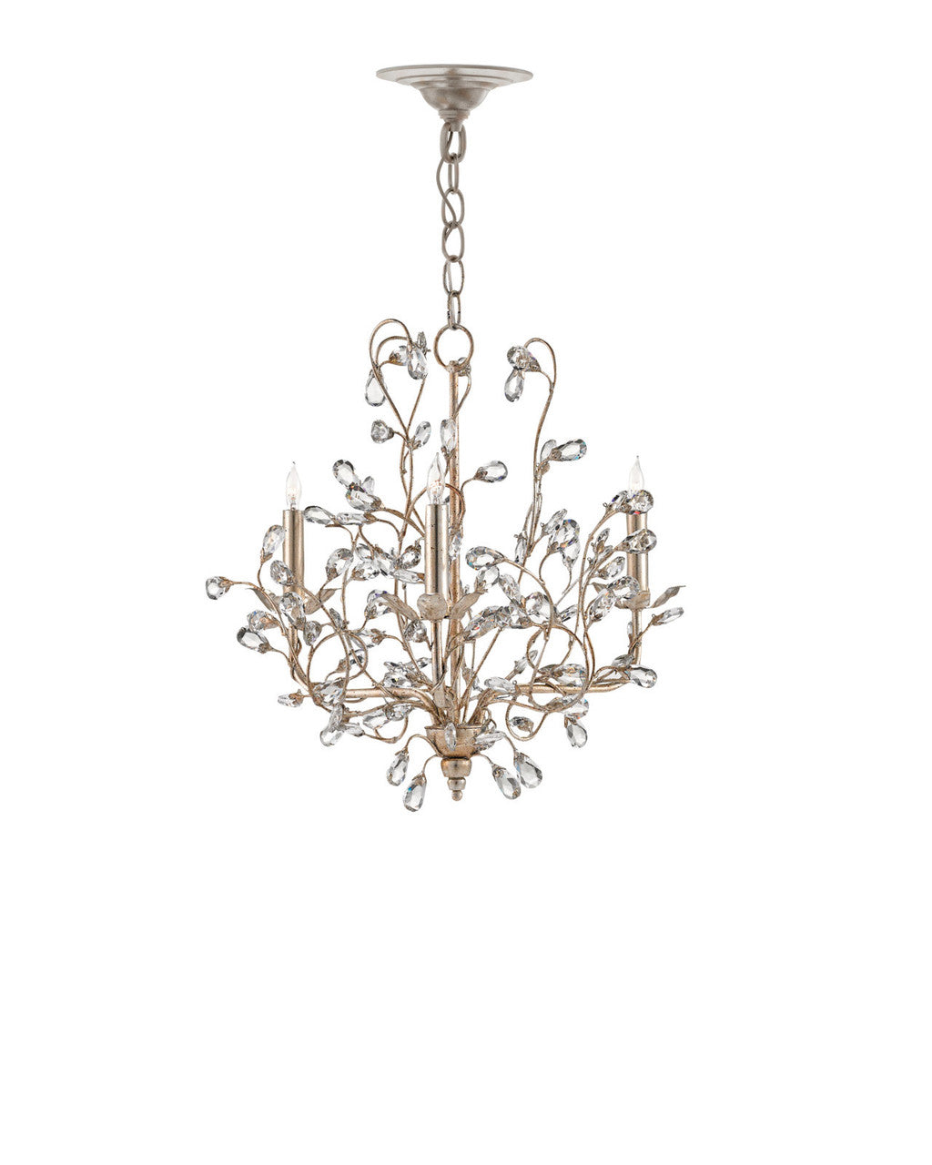 Crystal Bud Small Chandelier Currey and Company 9974