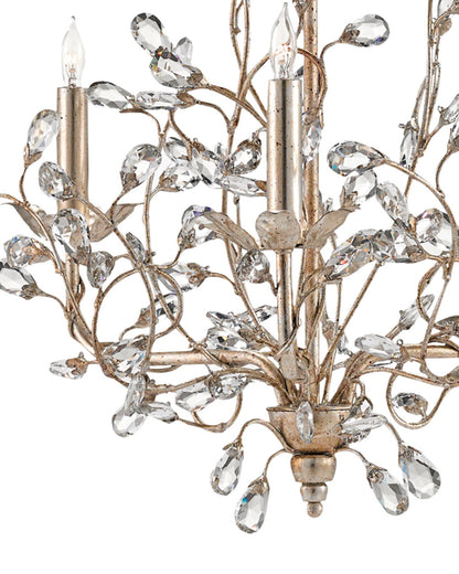 Crystal Bud Small Chandelier Currey and Company 9974