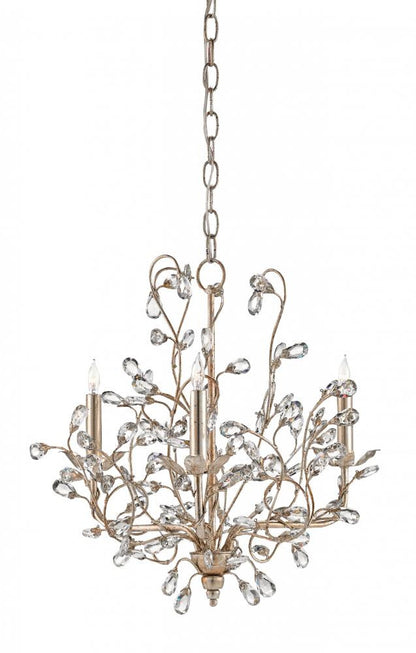 Crystal Bud Small Chandelier Currey and Company 9974