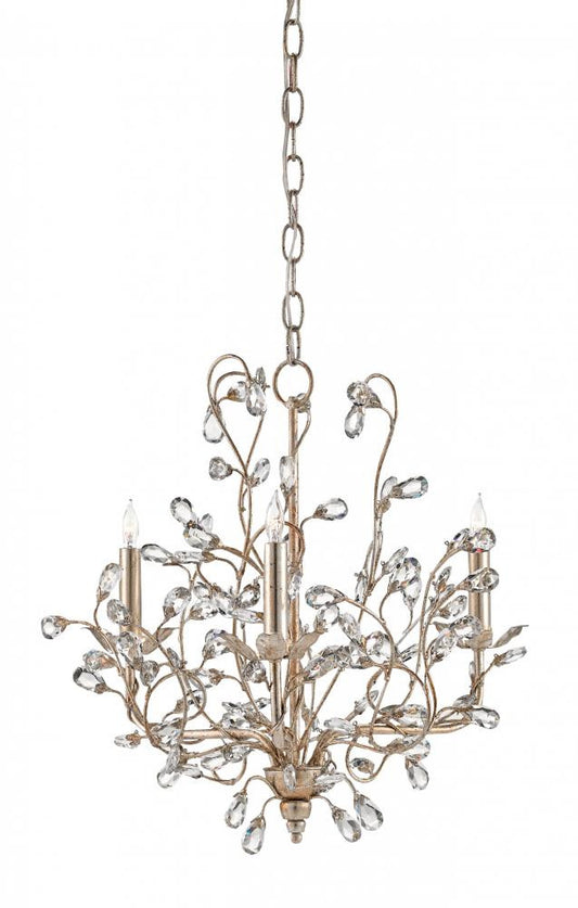 Crystal Bud Small Chandelier Currey and Company 9974