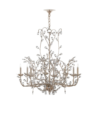 Crystal Bud Large Chandelier, Currey and Company 9975