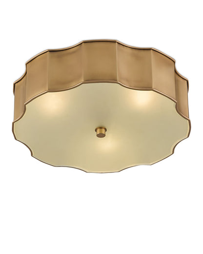 Wexford Brass Flush Mount Currey and Company 9999-0001