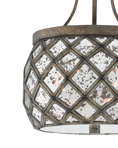 Buckminster Bronze Semi-Flush Mount Currey and Company 9999-0029