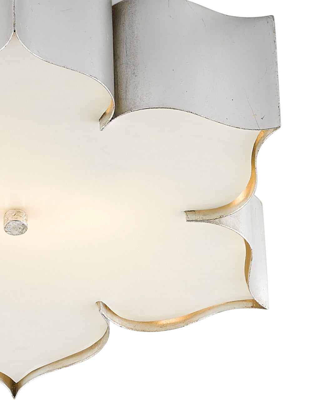 Grand Lotus Silver Flush Mount Currey and Company 9999-0042
