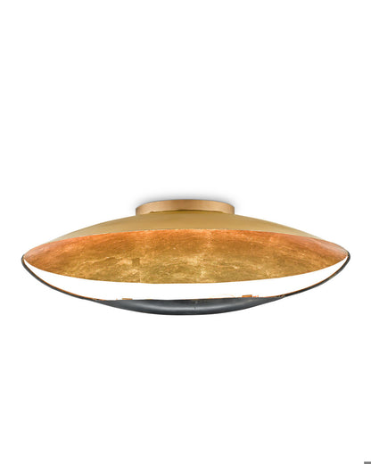 Pinders Gold Flush Mount Currey and Company 9999-0049