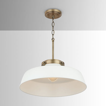 Capital Oakwood 1-Light Pendant in Warm White