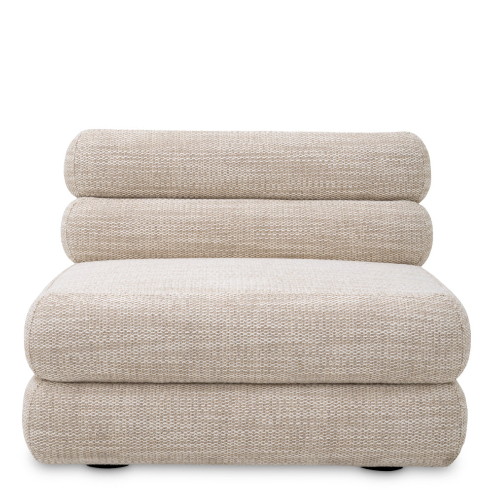 Eichholtz Malaga Modular Sofa, Skyward Sand, Black Feet (A118381)