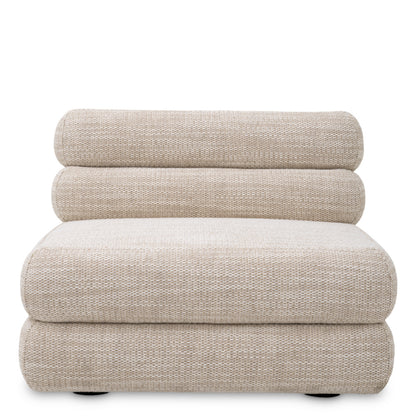 Eichholtz Malaga Modular Sofa, Skyward Sand, Black Feet (A118381)