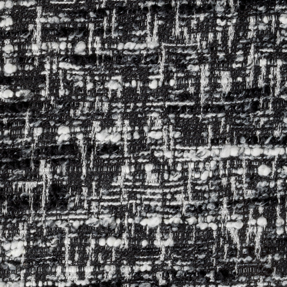 Eichholtz Julio Dining Chair, Bouclé Sonata Black, Black Legs (A118713)