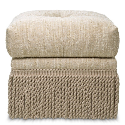 Eichholtz Dorantes Stool, Bouclé Sonata Cream (A118728)