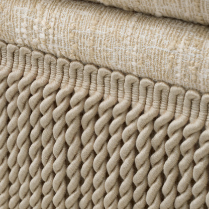 Eichholtz Dorantes Stool, Bouclé Sonata Cream (A118728)