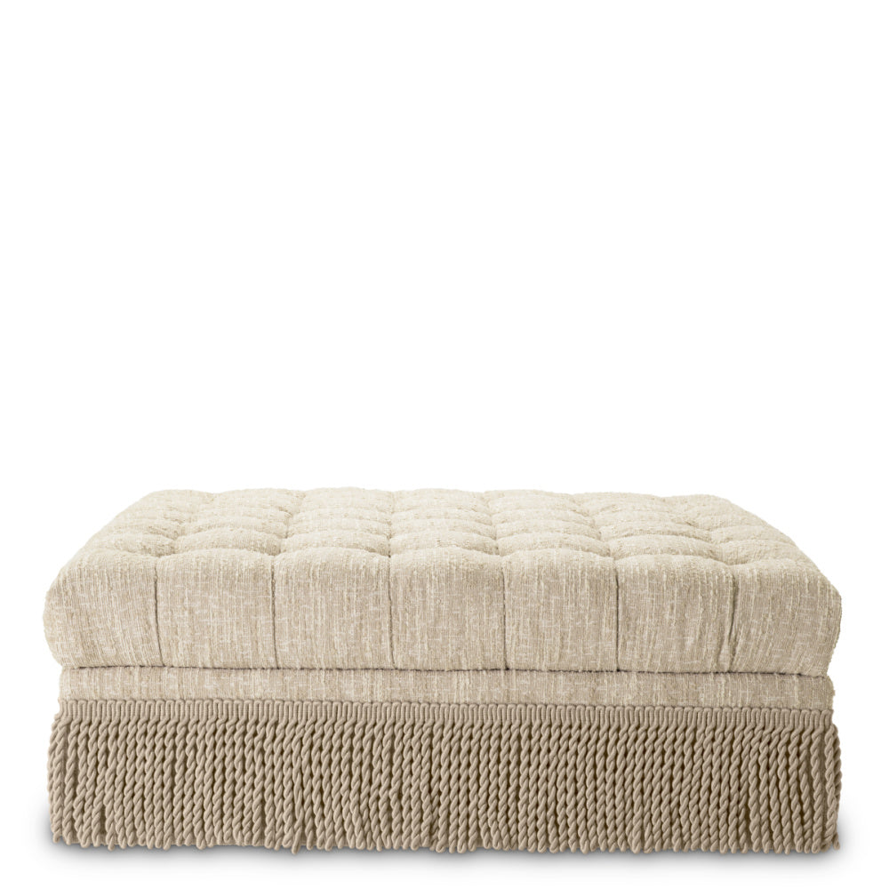 Eichholtz Dorantes Ottoman, Bouclé Sonata Cream (A118729)