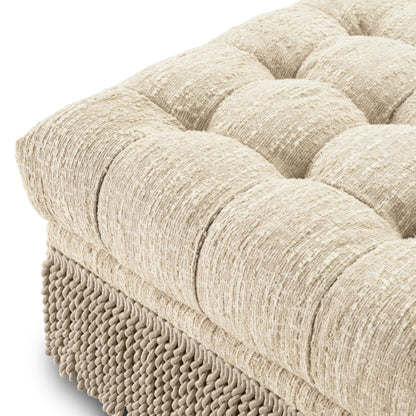 Eichholtz Dorantes Ottoman, Bouclé Sonata Cream (A118729)