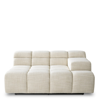 Eichholtz Hunter Modular Sofa, Albury Beige, Black Base (A118806)