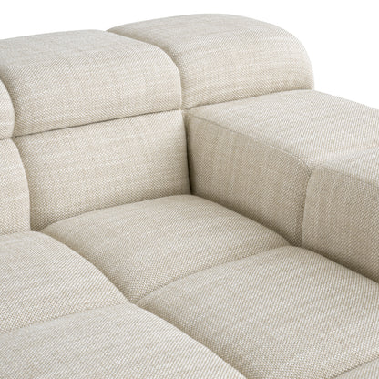 Eichholtz Hunter Modular Sofa, Albury Beige, Black Base (A118806)