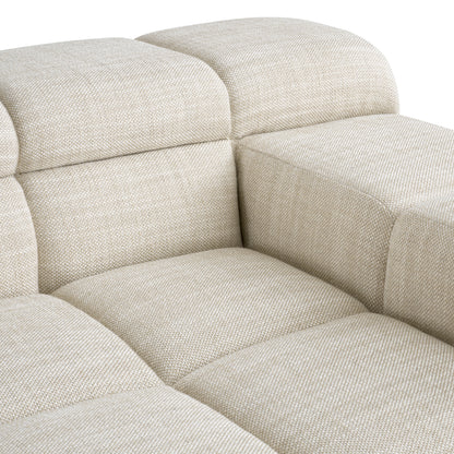 Eichholtz Hunter Modular Sofa, Albury Beige, Black Base (A118808)