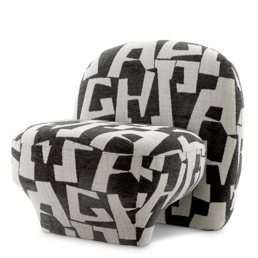 Eichholtz Lugo Chair, Brooklyn Black (A118835)