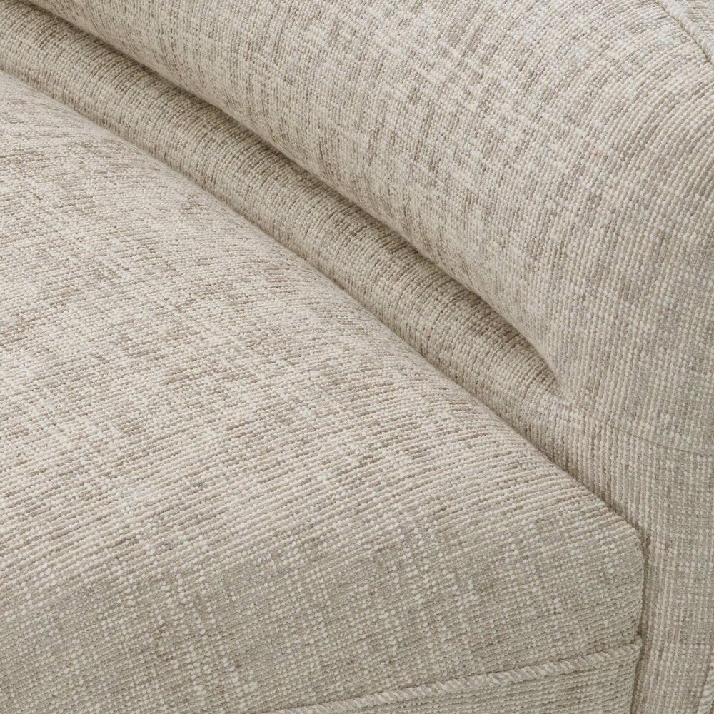 Eichholtz Grand Avenue Modular Sofa, Creststone Beige, Black Feet (A118853)