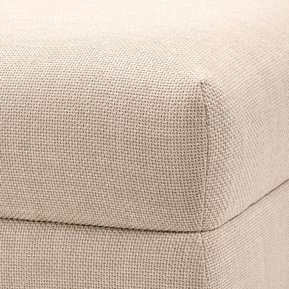 Eichholtz Paulo Modular Sofa, Scalea Sand, Bouclé Sonata Cream, Black Feet (A118867)
