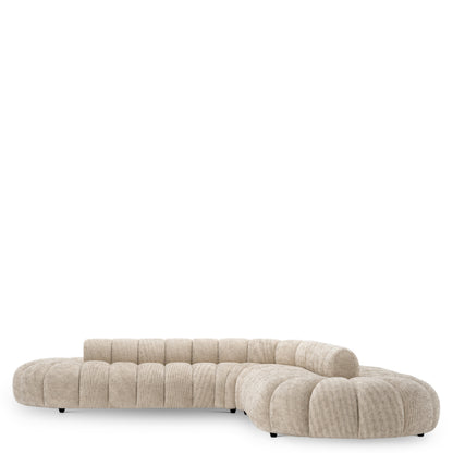 Eichholtz Alison Sofa, Creststone Beige, Black Feet (A119037)