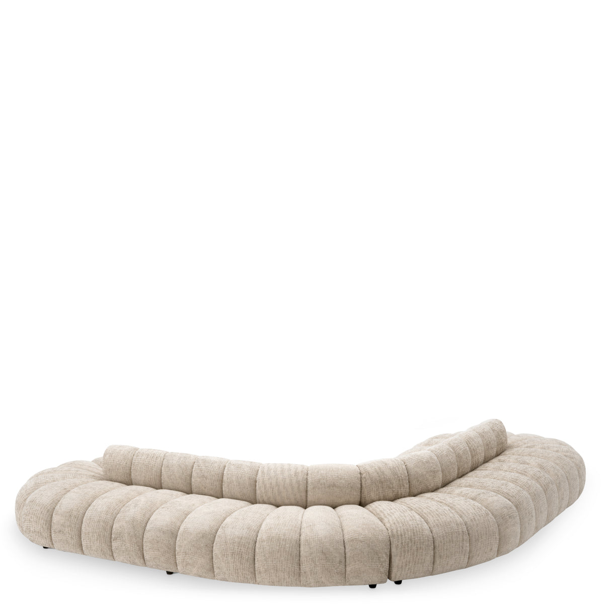 Eichholtz Alison Sofa, Creststone Beige, Black Feet (A119037)