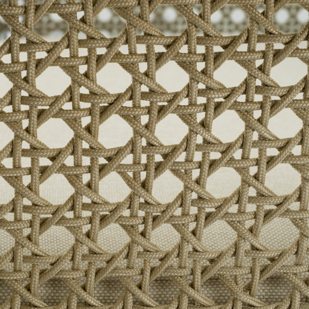 Eichholtz Julian Outdoor Chair, Aged Teak, Beige Rope, Viola Sand (A119249)