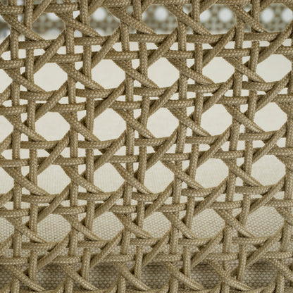 Eichholtz Julian Outdoor Chair, Aged Teak, Beige Rope, Viola Sand (A119249)