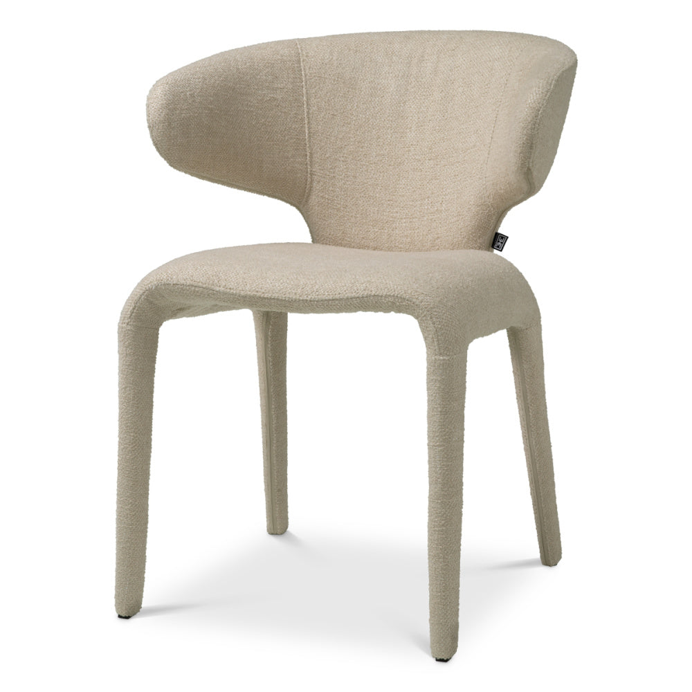 Eichholtz Josephine Dining Chair, Renato Ecru, Stain Resistance (A119418)