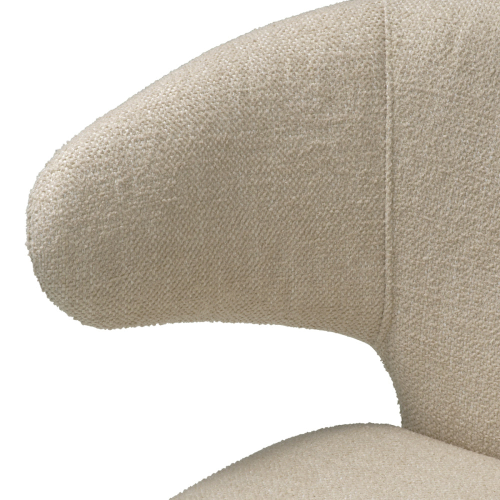 Eichholtz Josephine Dining Chair, Renato Ecru, Stain Resistance (A119418)