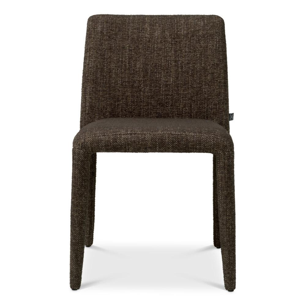 Eichholtz Leiza Dining Chair, Renato Brown, Stain Resistance (A119420)