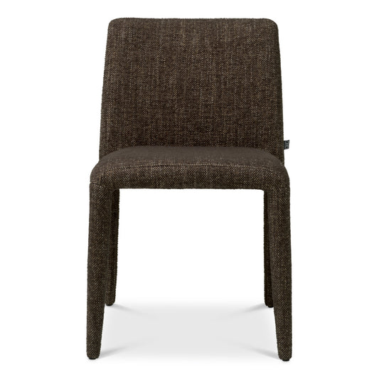Eichholtz Leiza Dining Chair, Renato Brown, Stain Resistance (A119420)