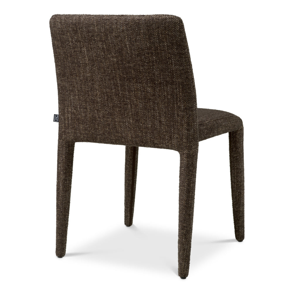 Eichholtz Leiza Dining Chair, Renato Brown, Stain Resistance (A119420)