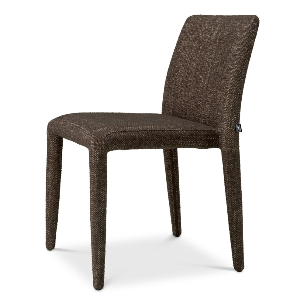Eichholtz Leiza Dining Chair, Renato Brown, Stain Resistance (A119420)