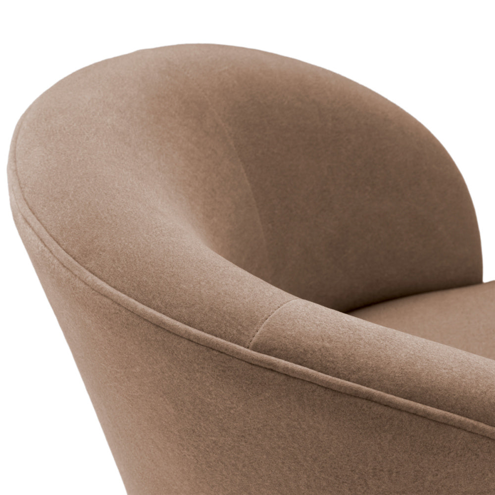 Eichholtz Vichy Dining Chair, Tondro Beige, Black Legs (A119441)