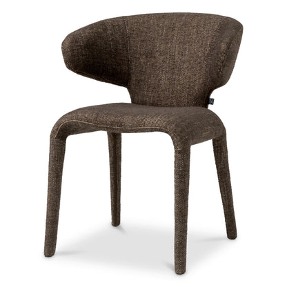 Eichholtz Josephine Dining Chair, Renato Brown, Stain Resistance (A119503)
