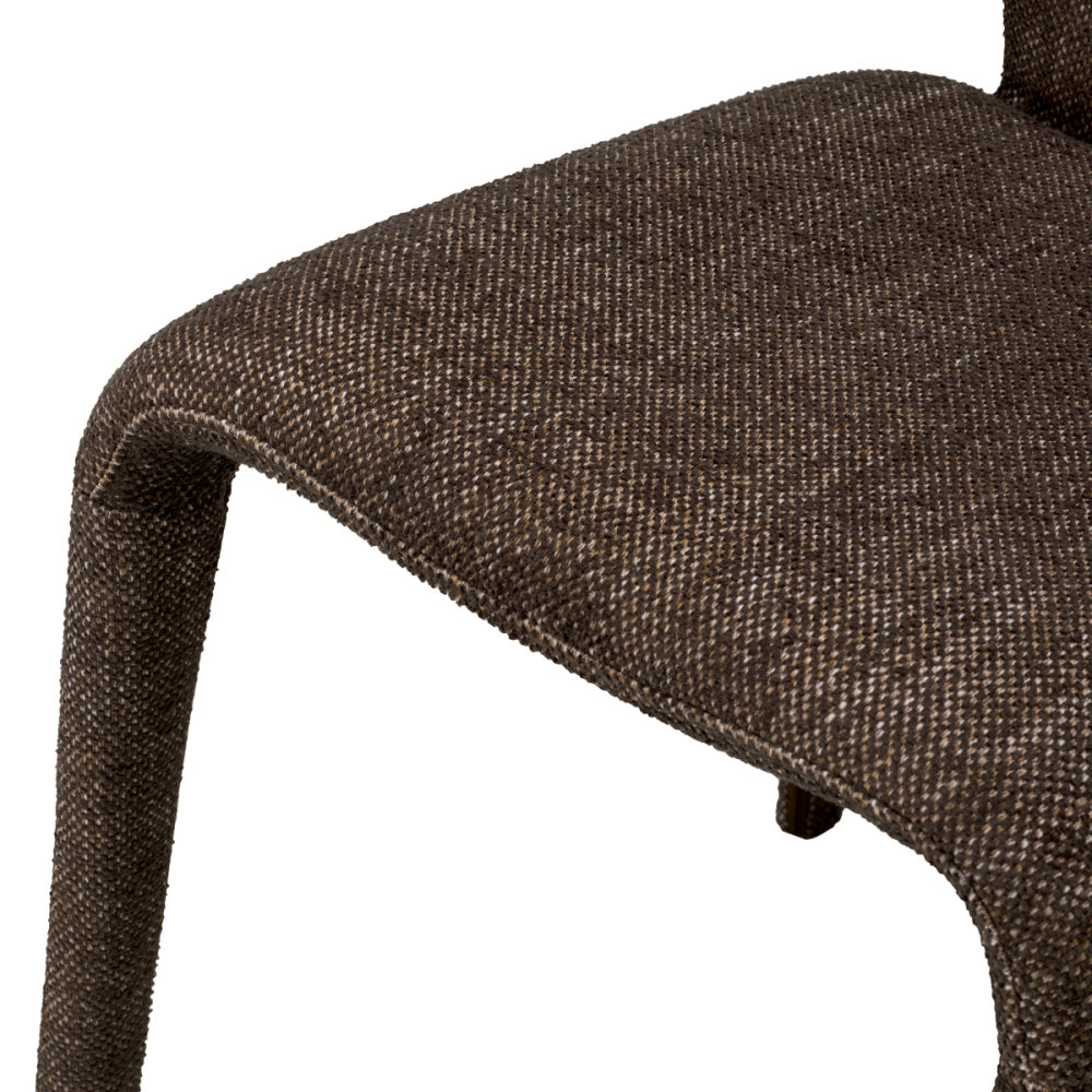 Eichholtz Josephine Dining Chair, Renato Brown, Stain Resistance (A119503)