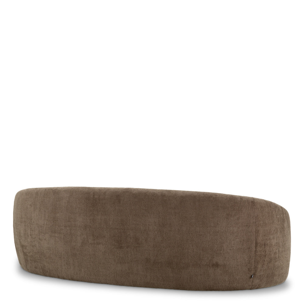 Eichholtz Amore Sofa, Avelin Brown, Black Base (A119809)