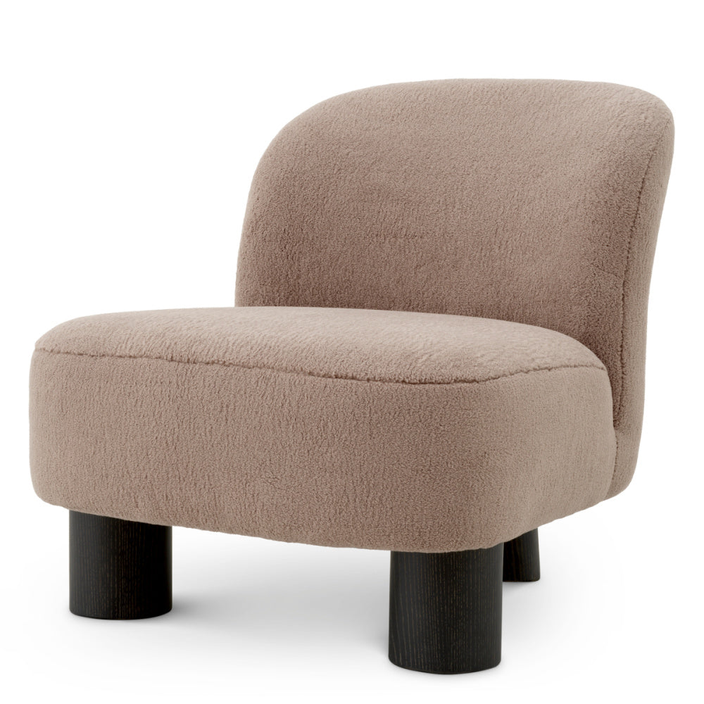 Eichholtz Thorndale Chair, Withmore Greige, Black Feet (A119822)