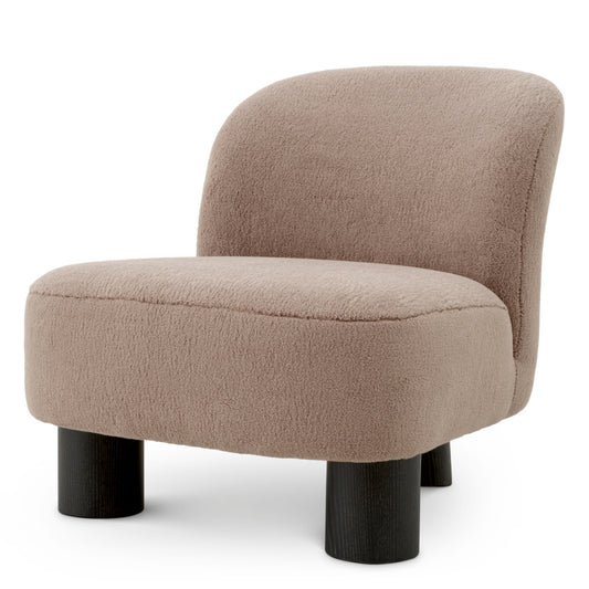 Eichholtz Thorndale Chair, Withmore Greige, Black Feet (A119822)
