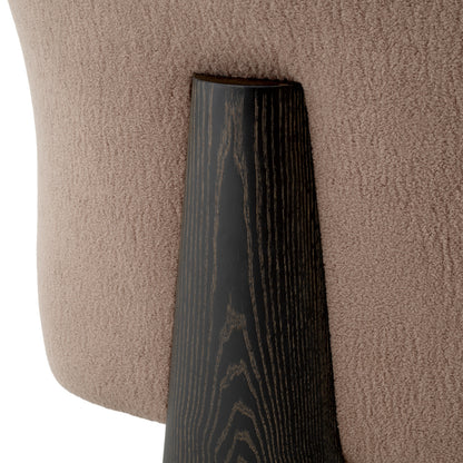 Eichholtz Thorndale Chair, Withmore Greige, Black Feet (A119822)