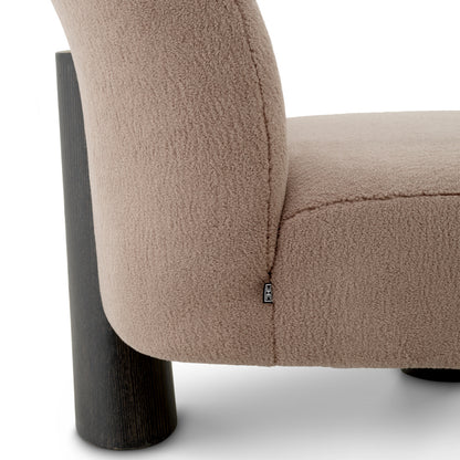 Eichholtz Thorndale Chair, Withmore Greige, Black Feet (A119822)