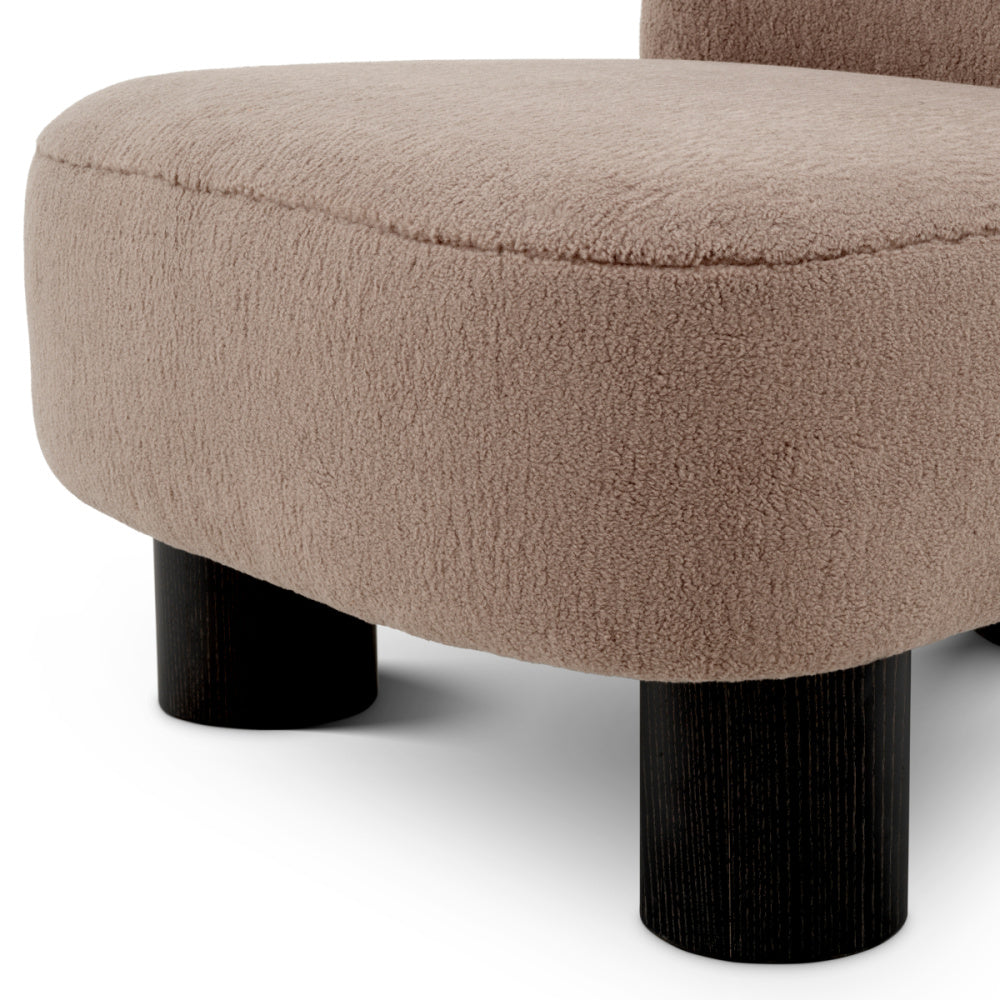 Eichholtz Thorndale Chair, Withmore Greige, Black Feet (A119822)