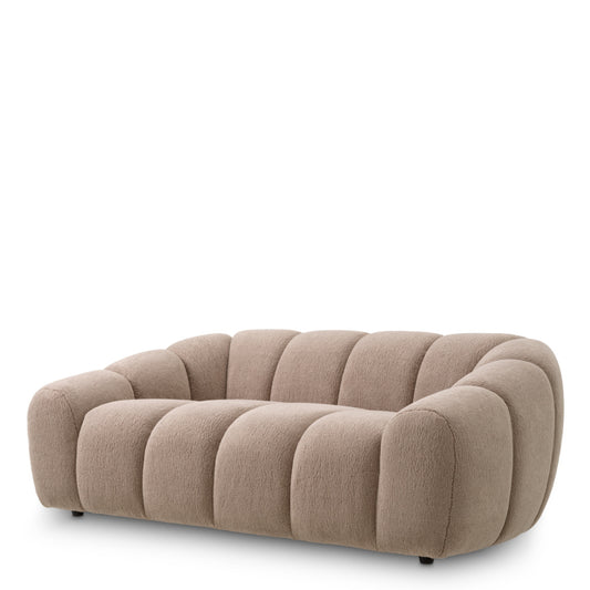 Eichholtz Gavona Sofa, Withmore Greige, Black Feet (A119840)