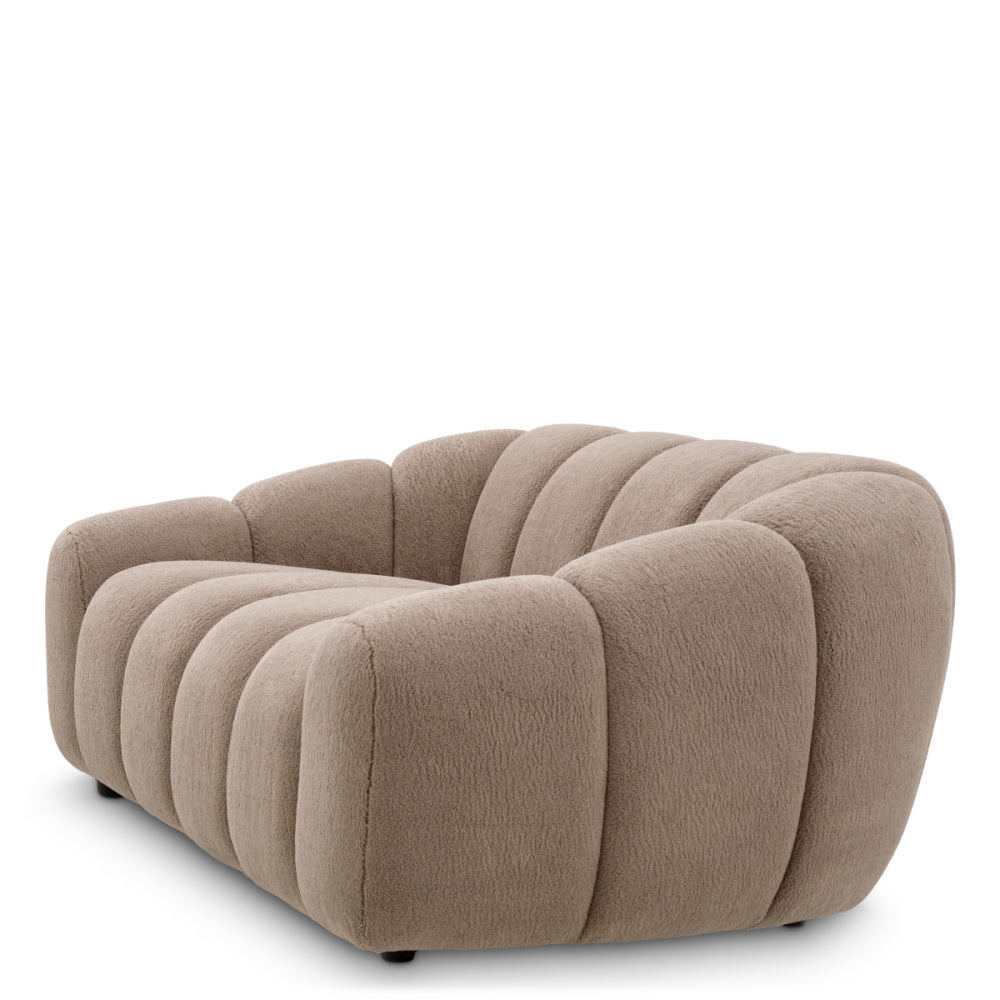 Eichholtz Gavona Sofa, Withmore Greige, Black Feet (A119840)