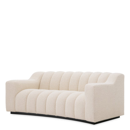 Eichholtz Kelly XS Sofa, Bouclé Cream, Black Base (A120179)