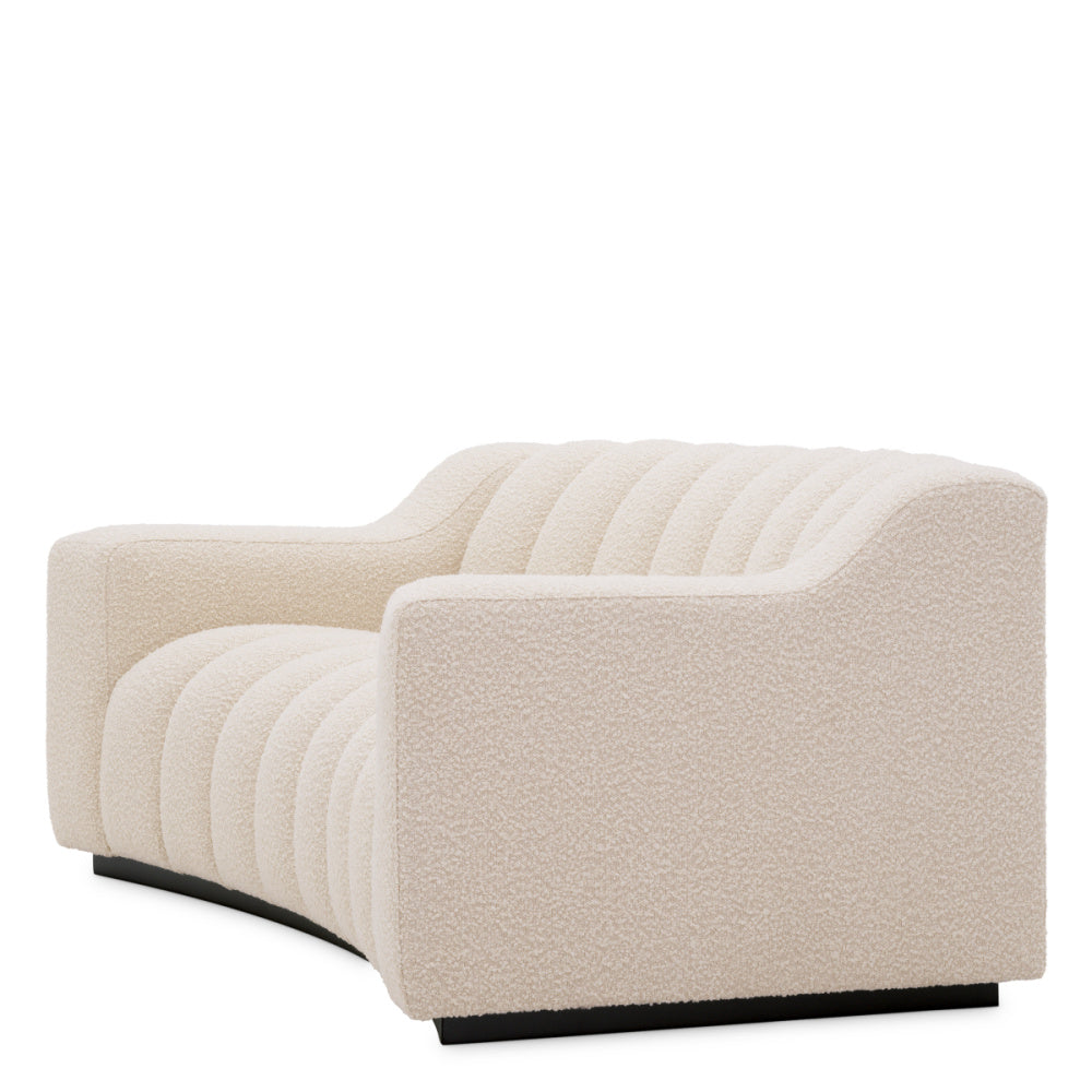 Eichholtz Kelly XS Sofa, Bouclé Cream, Black Base (A120179)