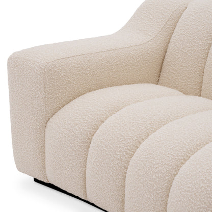 Eichholtz Kelly XS Sofa, Bouclé Cream, Black Base (A120179)