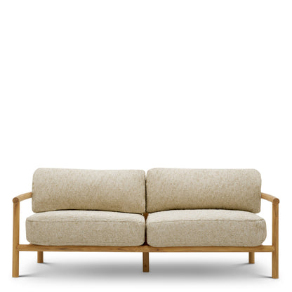 Eichholtz Ombria Outdoor Sofa, Natural Teak, Arden Natural (A120256)
